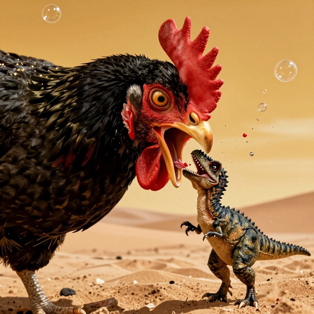 OXYGEN: Daily Drop 003 — Chicken vs Dinosaur